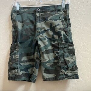 Wrangler Boy’s Camo Cargo Shorts 14